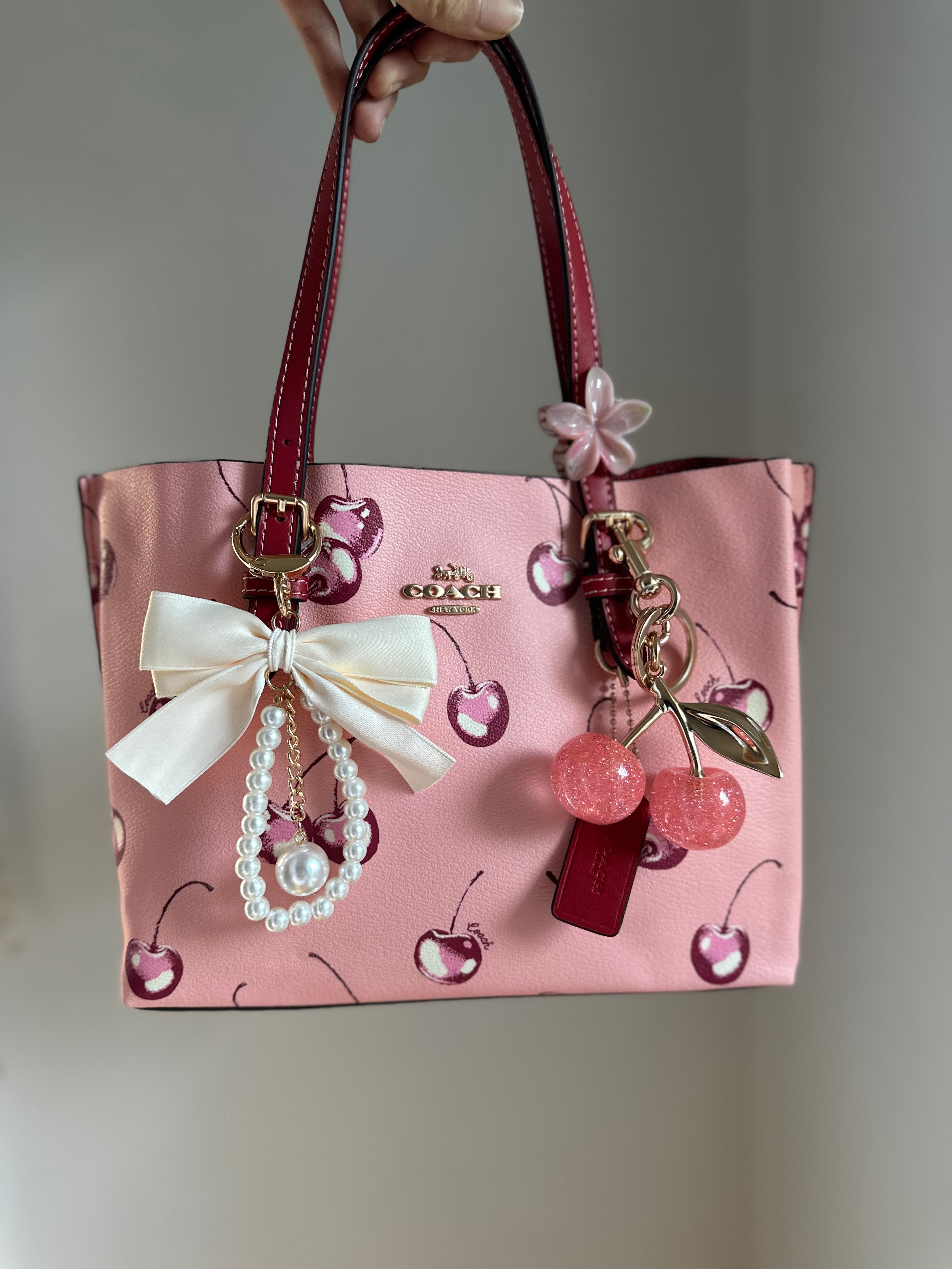 Cherry Tote Shoulder Handbag
