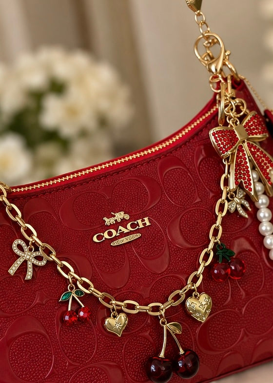 Cherry Bow Bag Charm accessories bow