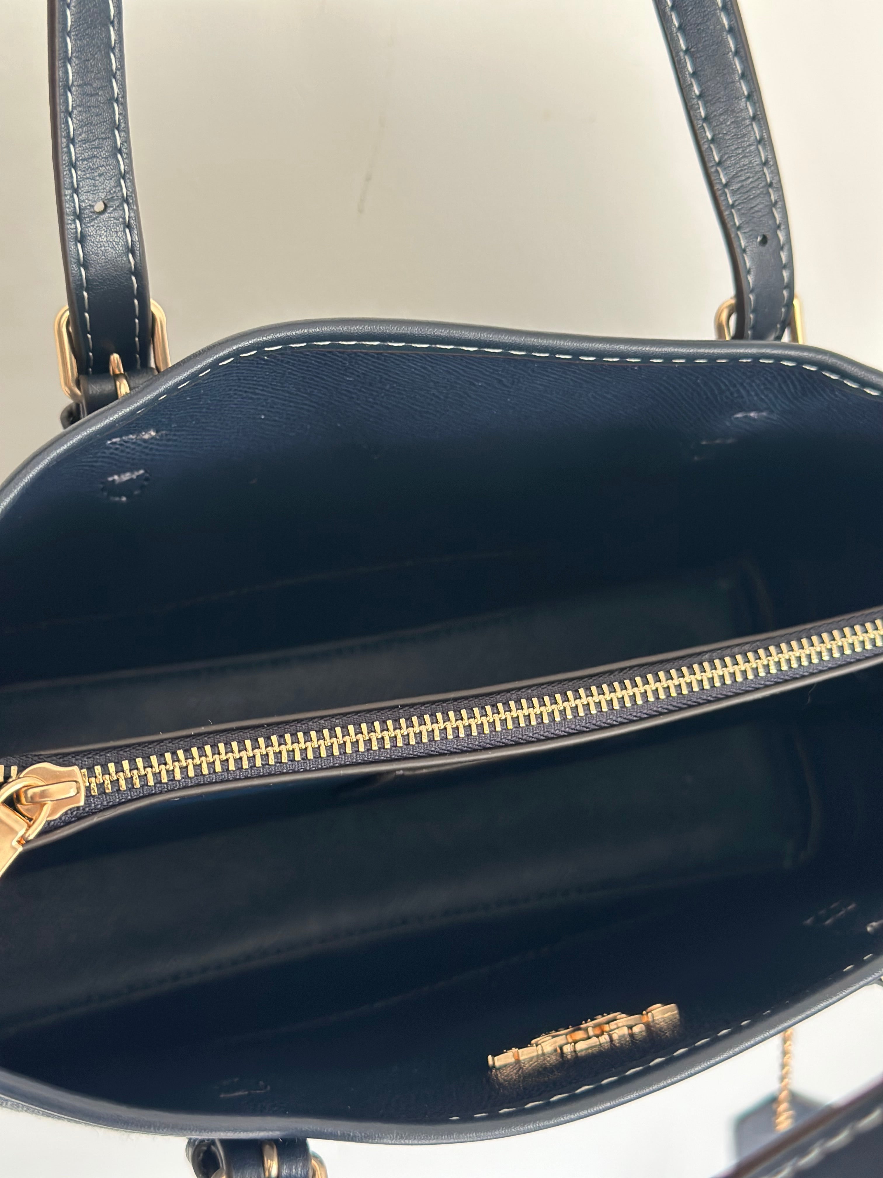 Denim Teri Shoulder Handbag