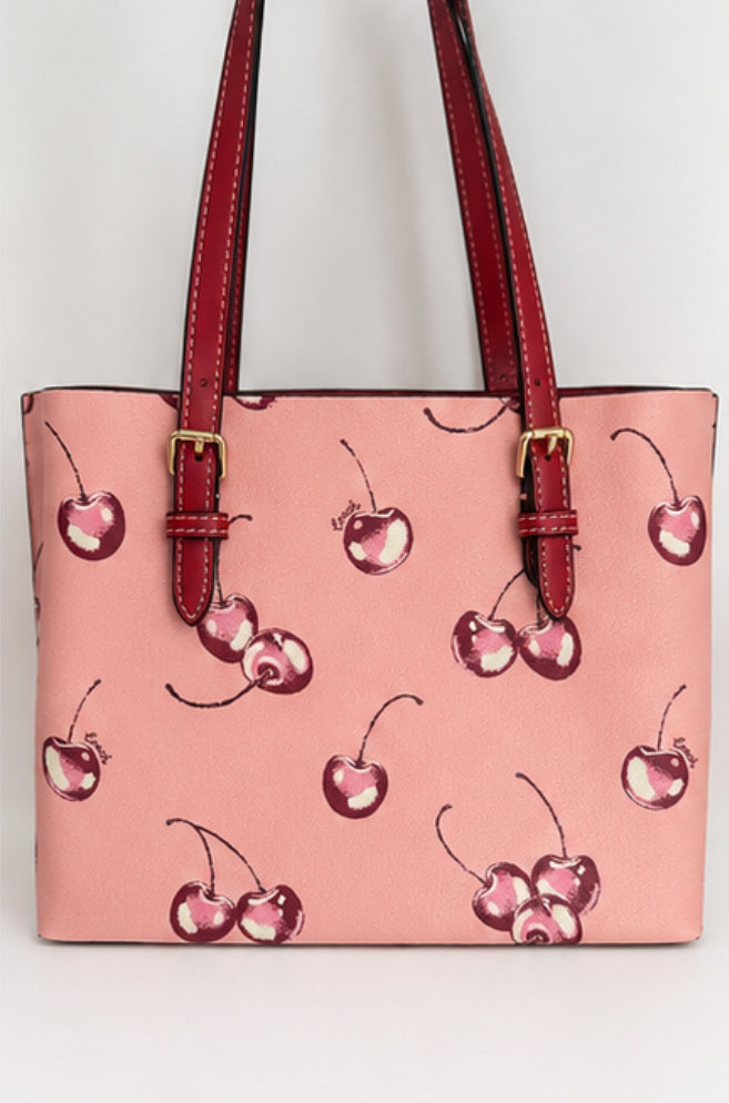 Cherry Tote Shoulder Handbag