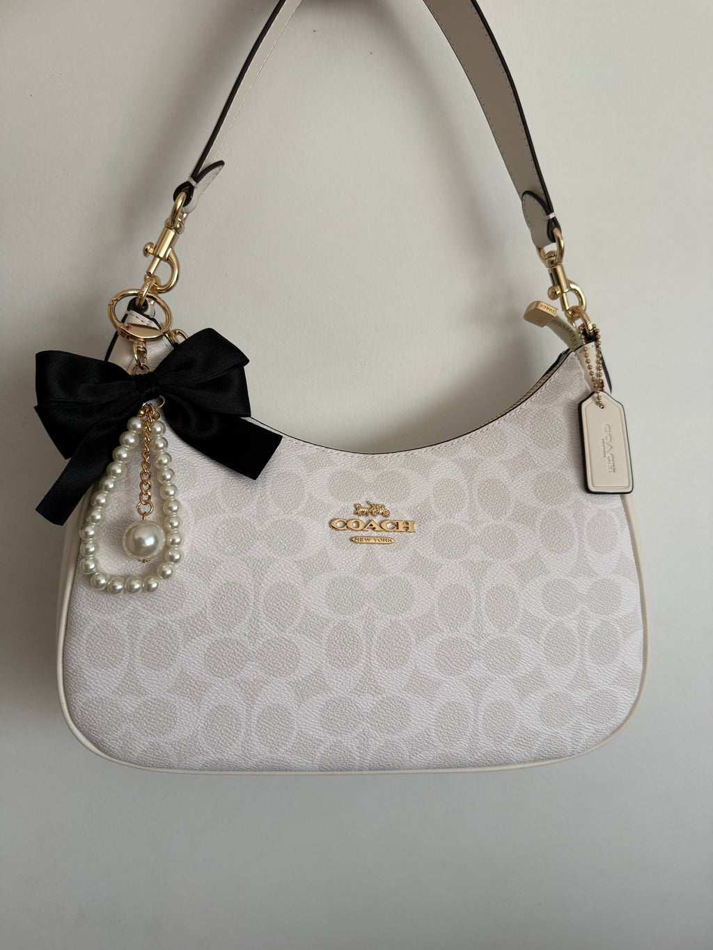 White Hobo Teri Charmed bag