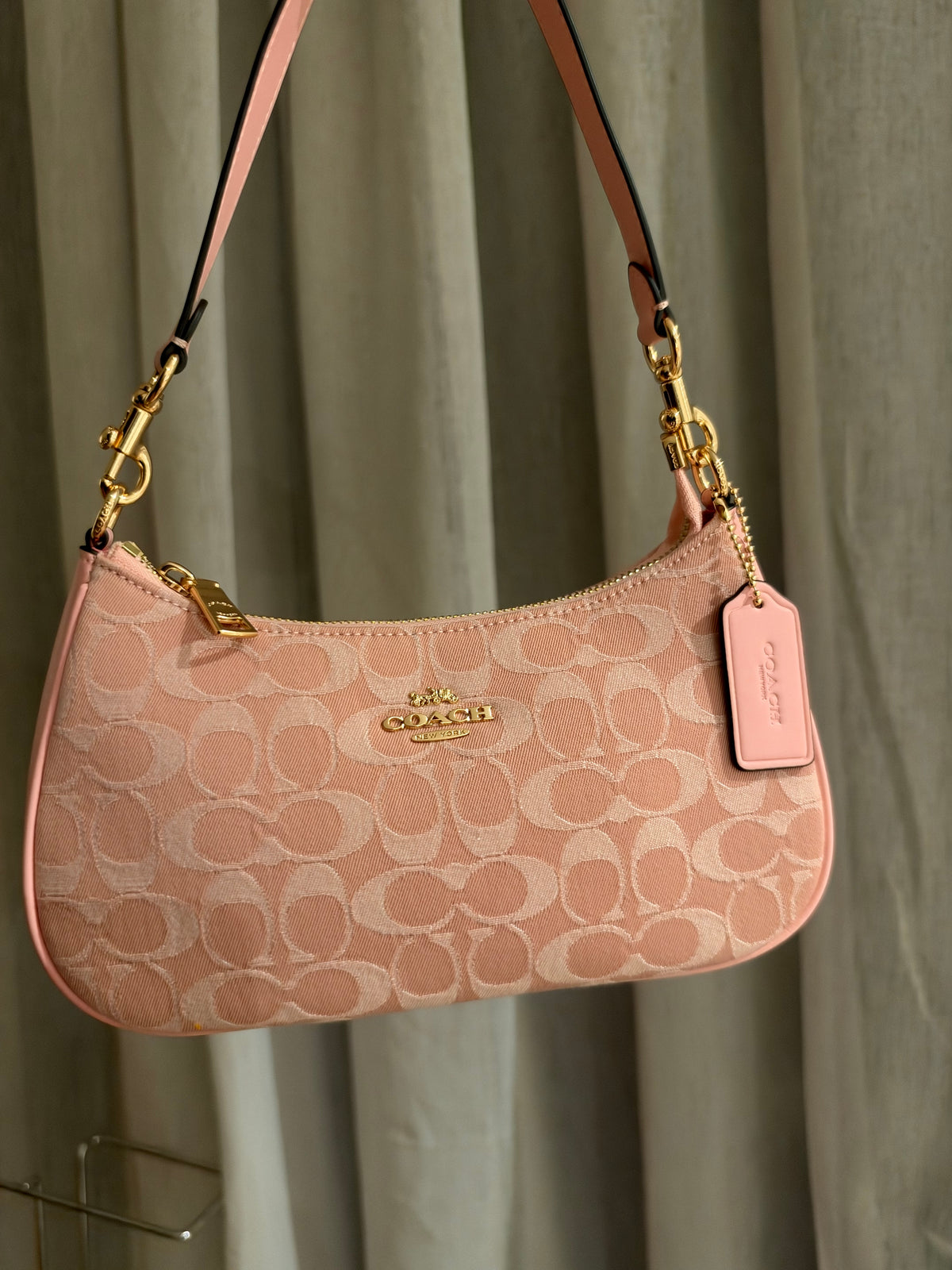 Pink Denim Teri Charmed bag