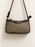 Vintage Monogram Canvas Shoulder Bag – Y2K Mini Handbag