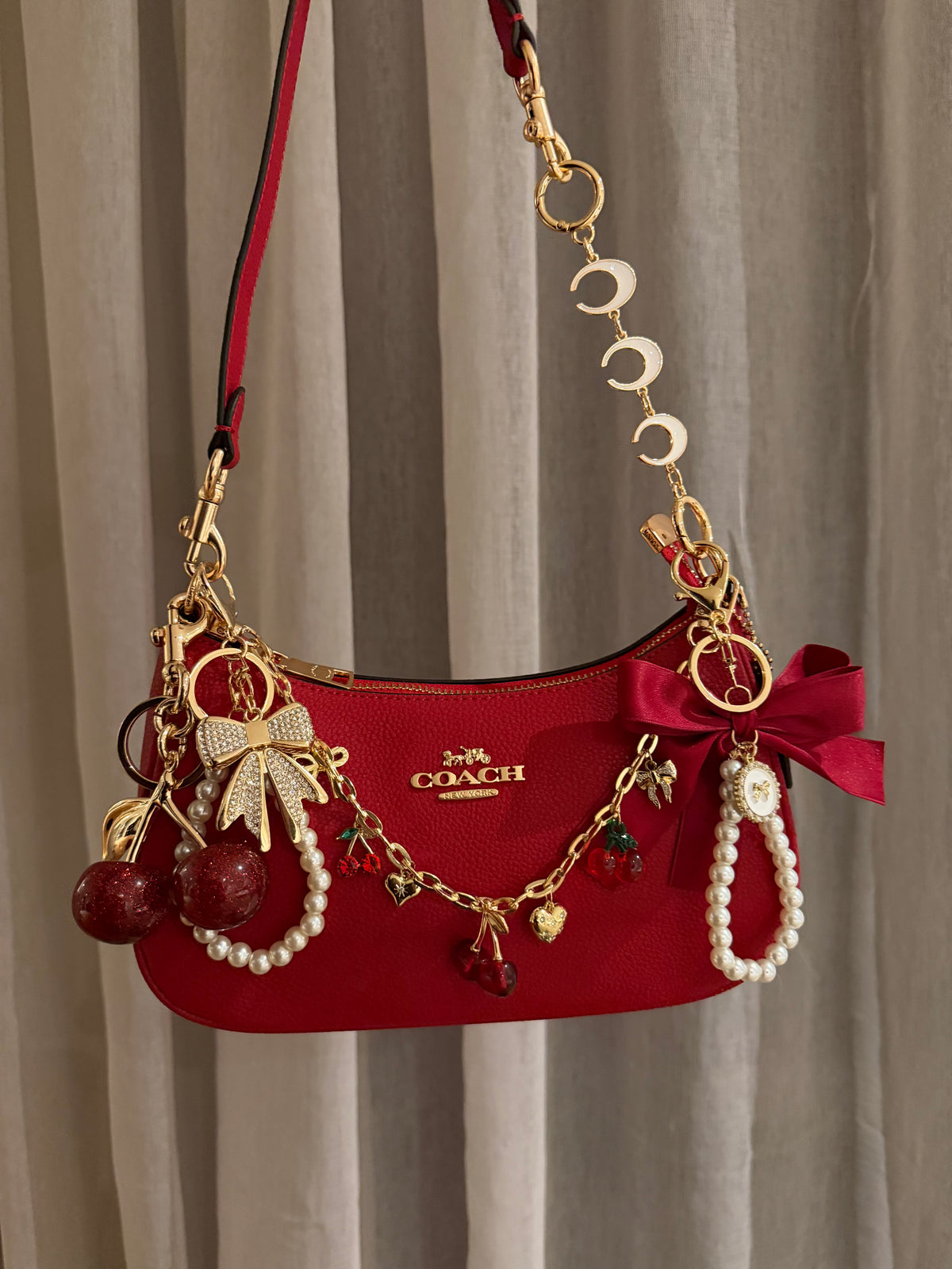 Red Teri Shoulder bag