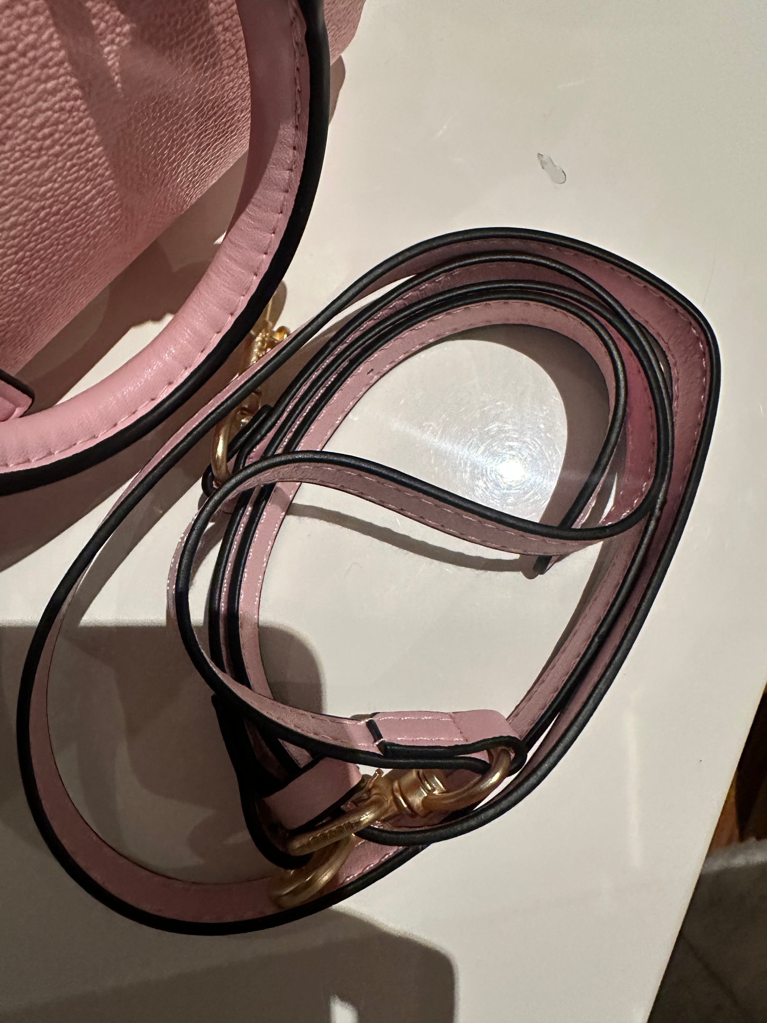 Mini Rowan Satchel Signature Canvas Pink Crossbody Bag