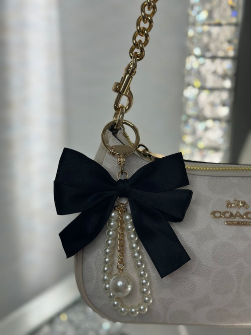 Aliyah Pearl Bow Tie Charm