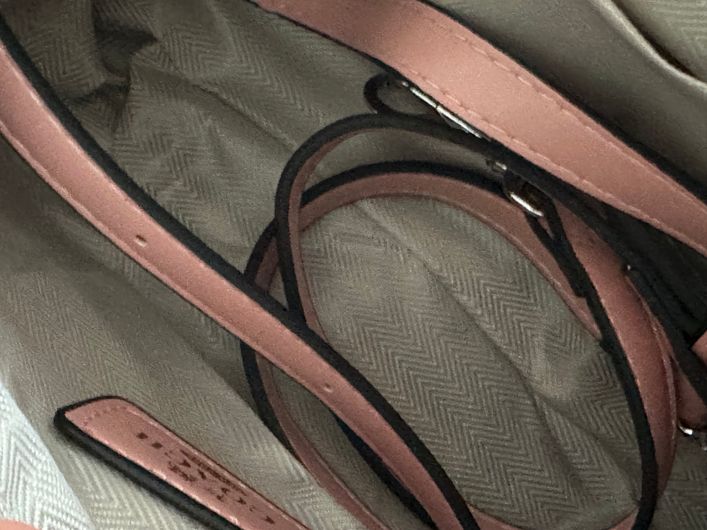 Hot Pink Silver Teri Bag