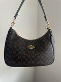 Hobo brown leather Teri Charmed bag