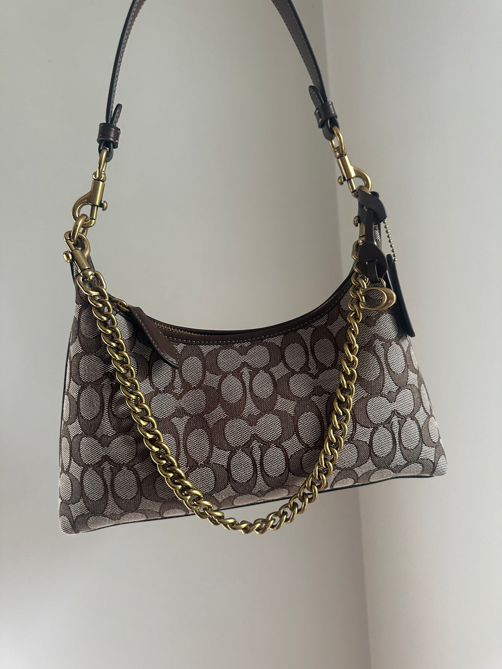 Juliet Shoulder Bag-Denim Brown