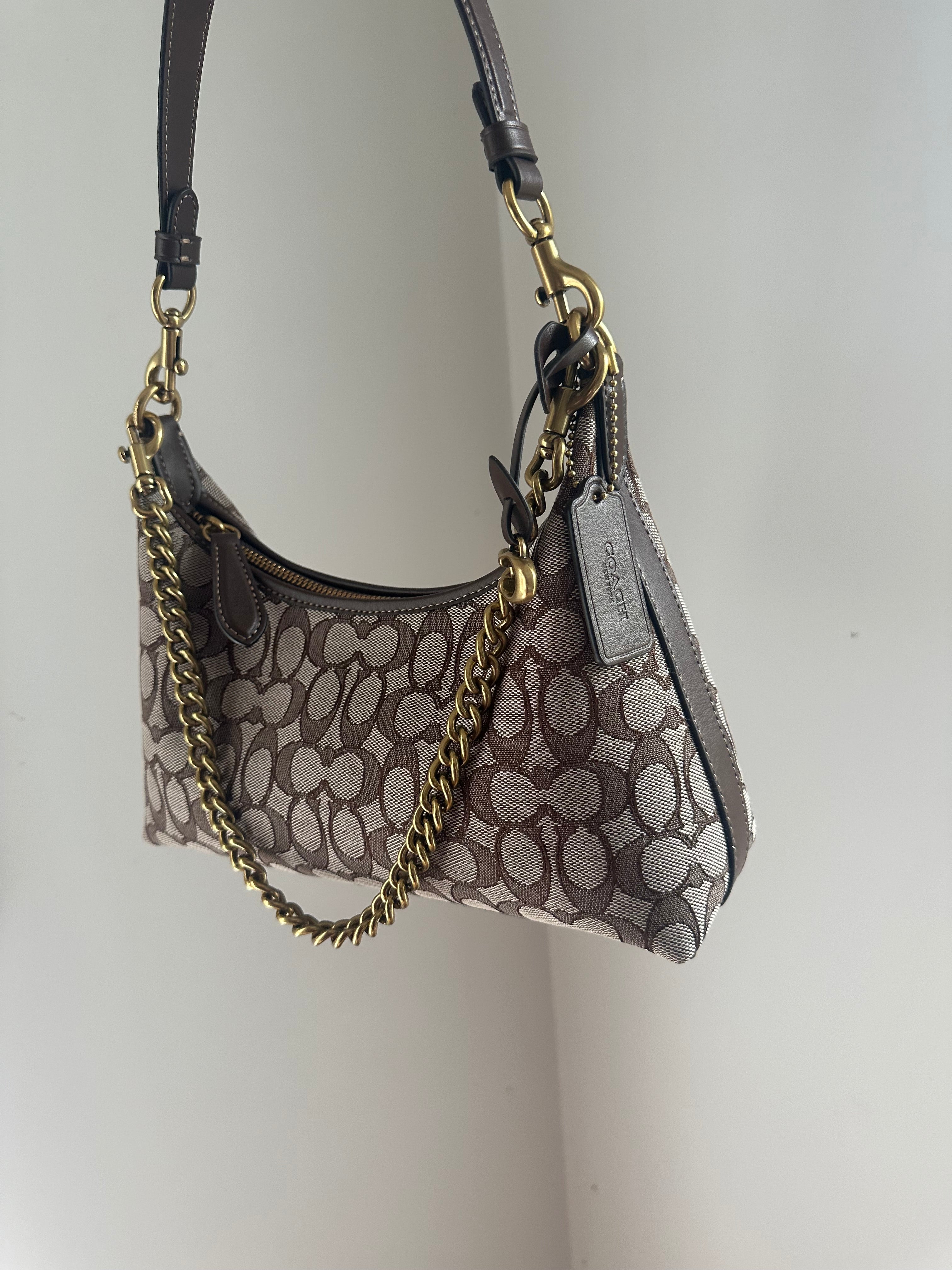 Juliet Shoulder Bag-Denim Brown