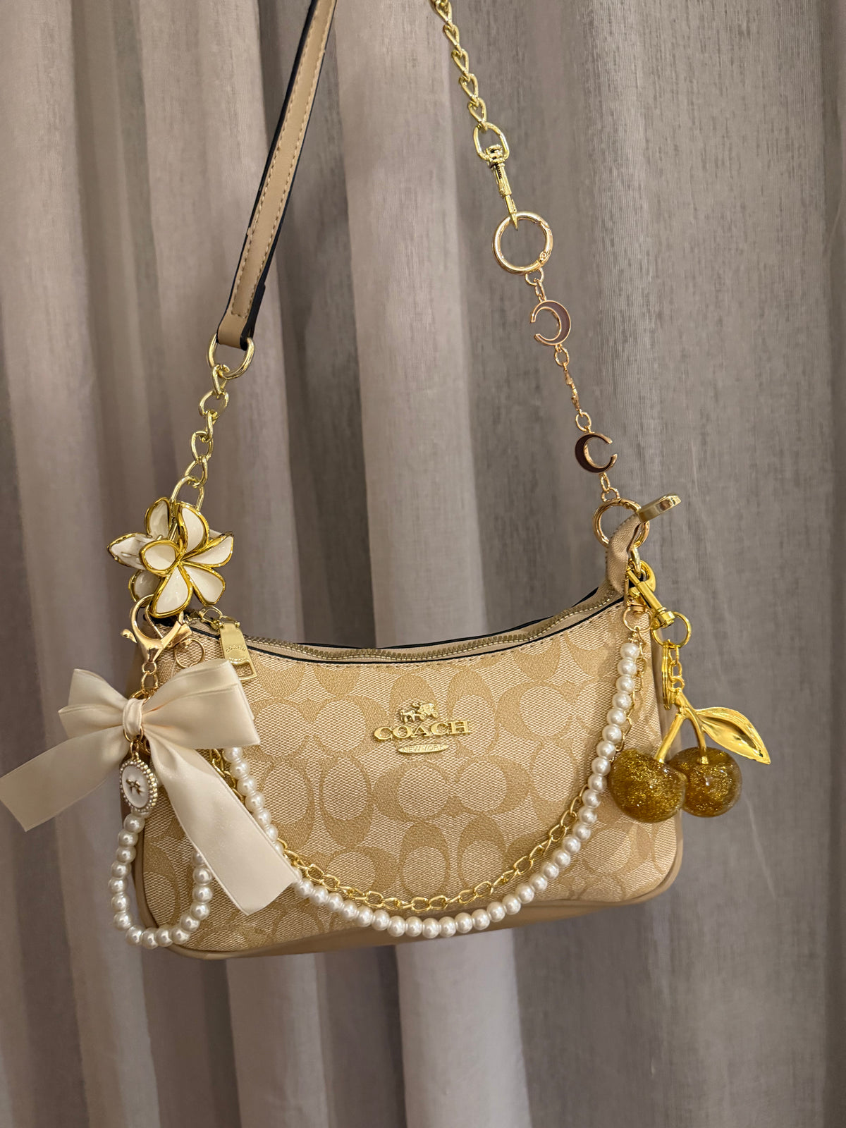 Khaki Gold Teri Bag