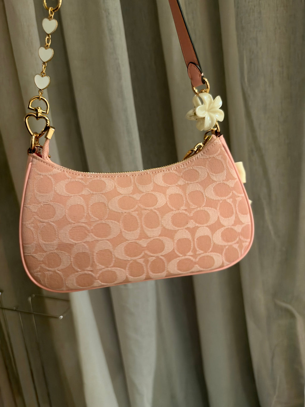 Pink Denim Teri Charmed bag